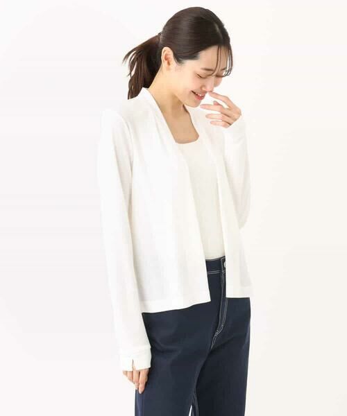 MK MICHEL KLEIN / エムケーミッシェルクラン カーディガン・ボレロ | ショート丈カーディガン/接触冷感/UVカット/洗える | 詳細27