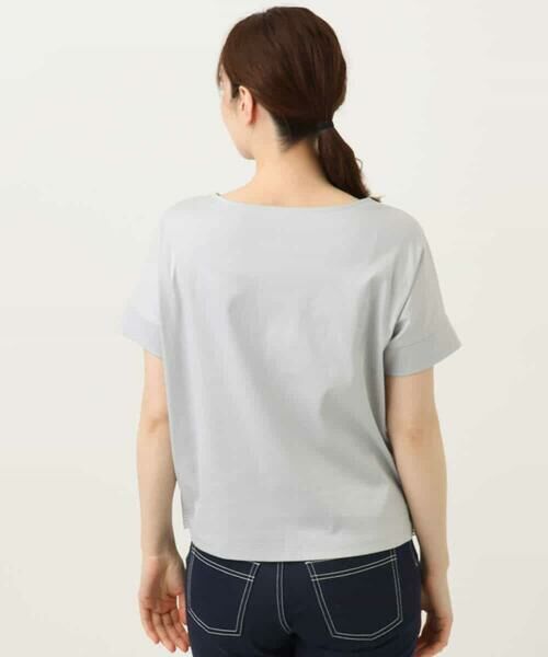 MK MICHEL KLEIN / エムケーミッシェルクラン カットソー | ボーダーチュールカットソー/接触冷感/洗える | 詳細16