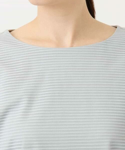 MK MICHEL KLEIN / エムケーミッシェルクラン カットソー | ボーダーチュールカットソー/接触冷感/洗える | 詳細17