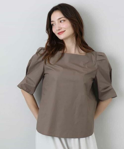 MK MICHEL KLEIN / エムケーミッシェルクラン シャツ・ブラウス | タックスリーブブラウス/洗える | 詳細10