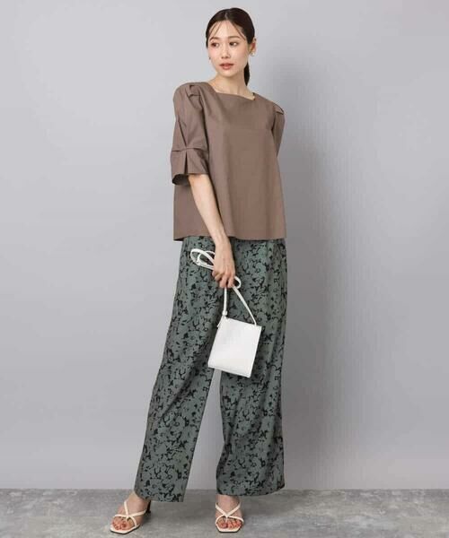 MK MICHEL KLEIN / エムケーミッシェルクラン シャツ・ブラウス | タックスリーブブラウス/洗える | 詳細14