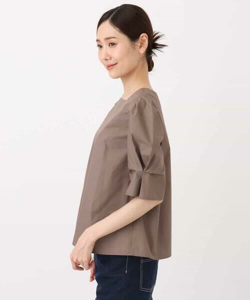 MK MICHEL KLEIN / エムケーミッシェルクラン シャツ・ブラウス | タックスリーブブラウス/洗える | 詳細18