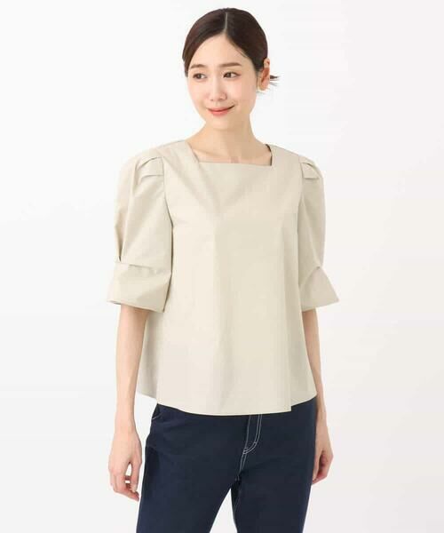 MK MICHEL KLEIN / エムケーミッシェルクラン シャツ・ブラウス | タックスリーブブラウス/洗える | 詳細25