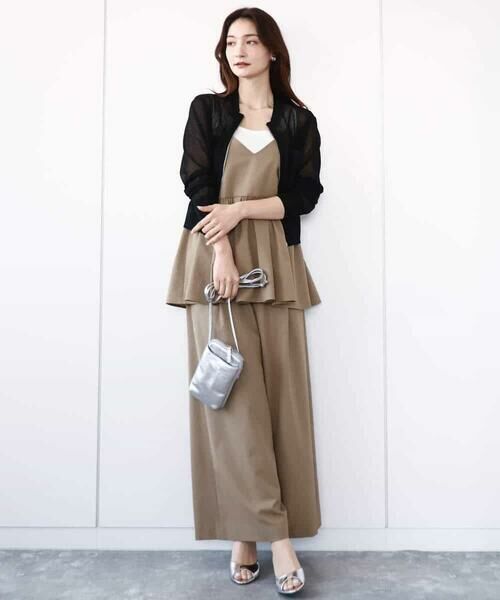 MK MICHEL KLEIN / エムケーミッシェルクラン シャツ・ブラウス | ドライリネンライクキャミソールビスチェ/洗える | 詳細10