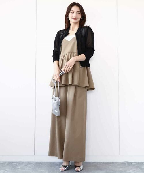 MK MICHEL KLEIN / エムケーミッシェルクラン シャツ・ブラウス | ドライリネンライクキャミソールビスチェ/洗える | 詳細11