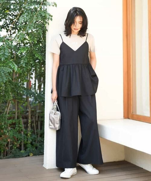 MK MICHEL KLEIN / エムケーミッシェルクラン シャツ・ブラウス | ドライリネンライクキャミソールビスチェ/洗える | 詳細27