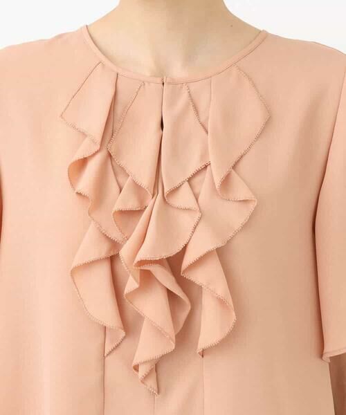 MK MICHEL KLEIN / エムケーミッシェルクラン シャツ・ブラウス | フリルディティールジョーゼットブラウス/洗える | 詳細20