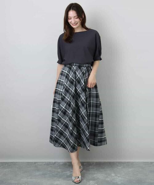 MK MICHEL KLEIN / エムケーミッシェルクラン シャツ・ブラウス | タックスリーブストレッチブラウス/洗える | 詳細11