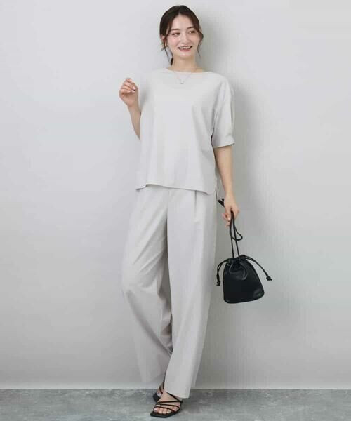 MK MICHEL KLEIN / エムケーミッシェルクラン シャツ・ブラウス | タックスリーブストレッチブラウス/洗える | 詳細19