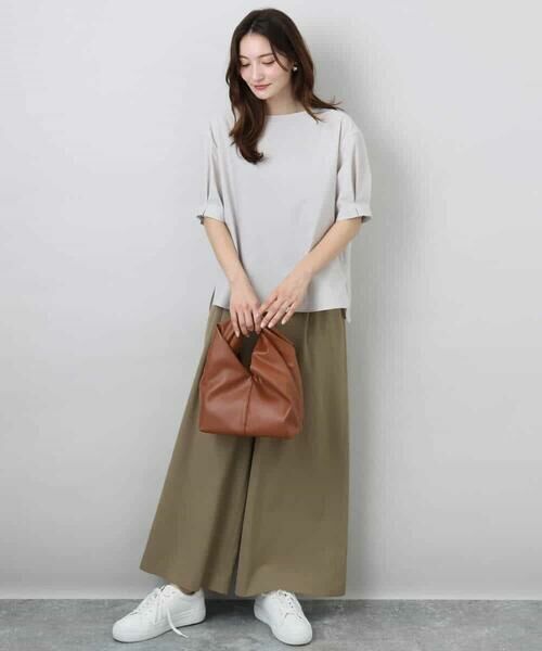 MK MICHEL KLEIN / エムケーミッシェルクラン シャツ・ブラウス | タックスリーブストレッチブラウス/洗える | 詳細22