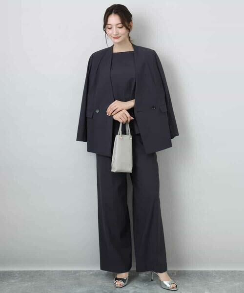 MK MICHEL KLEIN / エムケーミッシェルクラン シャツ・ブラウス | タックスリーブストレッチブラウス/洗える | 詳細8