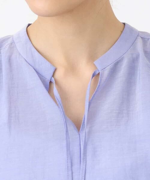 MK MICHEL KLEIN / エムケーミッシェルクラン シャツ・ブラウス | シアーチュニックブラウス/洗える | 詳細19