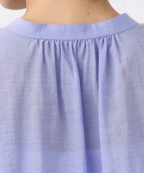 MK MICHEL KLEIN / エムケーミッシェルクラン シャツ・ブラウス | シアーチュニックブラウス/洗える | 詳細20