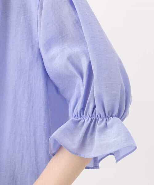 MK MICHEL KLEIN / エムケーミッシェルクラン シャツ・ブラウス | シアーチュニックブラウス/洗える | 詳細21