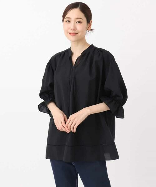 MK MICHEL KLEIN / エムケーミッシェルクラン シャツ・ブラウス | シアーチュニックブラウス/洗える | 詳細25