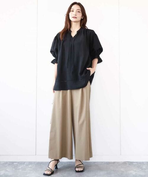 MK MICHEL KLEIN / エムケーミッシェルクラン シャツ・ブラウス | シアーチュニックブラウス/洗える | 詳細7