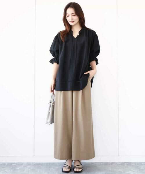 MK MICHEL KLEIN / エムケーミッシェルクラン シャツ・ブラウス | シアーチュニックブラウス/洗える | 詳細9