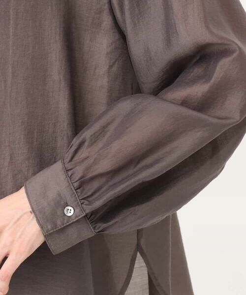 MK MICHEL KLEIN / エムケーミッシェルクラン シャツ・ブラウス | シアーシャツブラウス/洗える | 詳細26