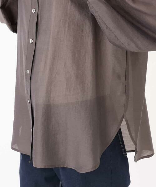 MK MICHEL KLEIN / エムケーミッシェルクラン シャツ・ブラウス | シアーシャツブラウス/洗える | 詳細27