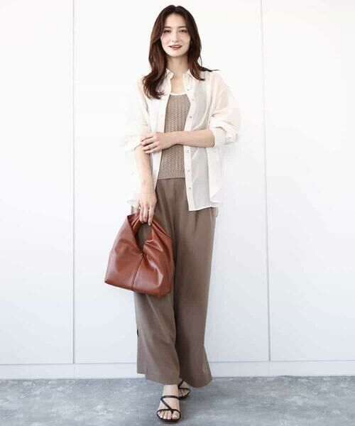 MK MICHEL KLEIN / エムケーミッシェルクラン シャツ・ブラウス | シアーシャツブラウス/洗える | 詳細5