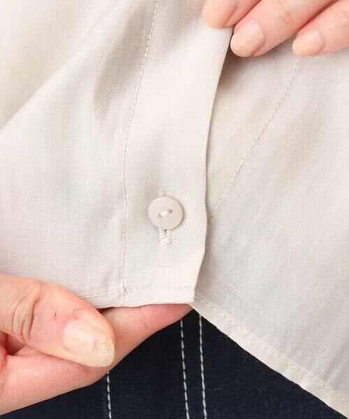 MK MICHEL KLEIN / エムケーミッシェルクラン シャツ・ブラウス | バンドカラーシアーブラウス/洗える | 詳細28