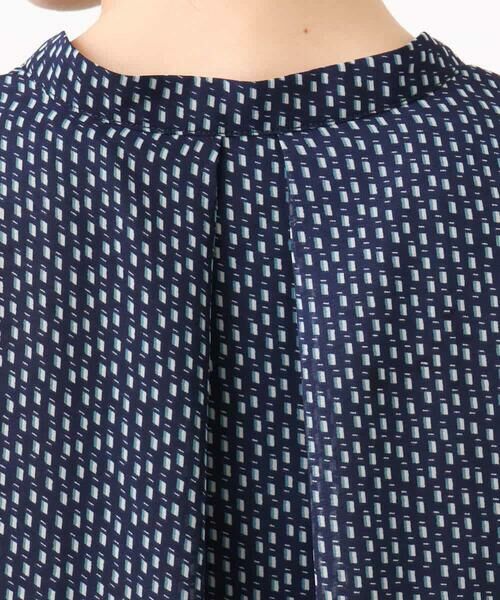 MK MICHEL KLEIN / エムケーミッシェルクラン シャツ・ブラウス | スクエアドット柄フレアスリーブブラウス/洗える | 詳細17