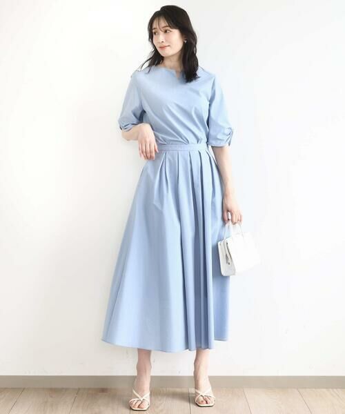 MK MICHEL KLEIN / エムケーミッシェルクラン シャツ・ブラウス | キーネックデザインブラウス/撥水/UVカット/洗える | 詳細25