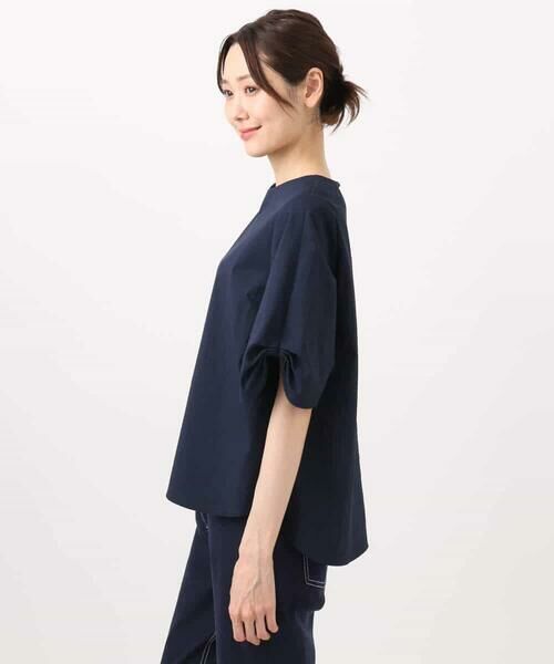 MK MICHEL KLEIN / エムケーミッシェルクラン シャツ・ブラウス | キーネックデザインブラウス/撥水/UVカット/洗える | 詳細29