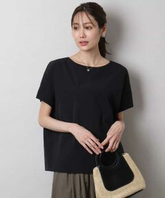 MK MICHEL KLEIN / エムケーミッシェルクラン シャツ・ブラウス | ボートネックブラウス/撥水/UVカット/接触冷感/洗える