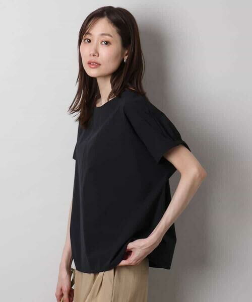 MK MICHEL KLEIN / エムケーミッシェルクラン シャツ・ブラウス | ボートネックブラウス/撥水/UVカット/接触冷感/洗える | 詳細1