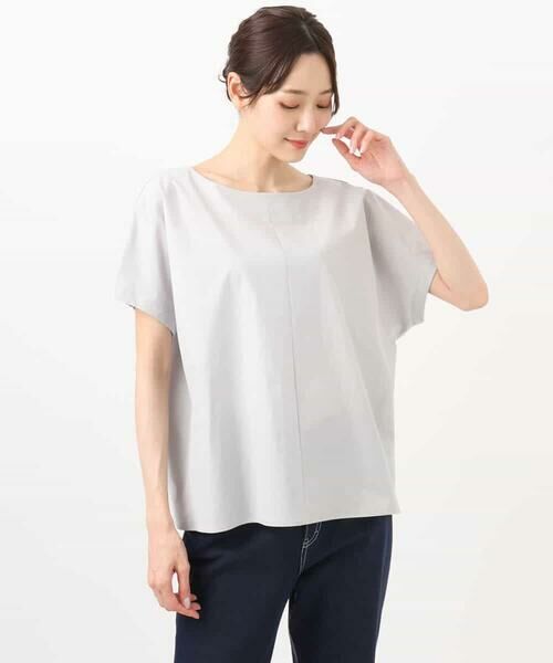 MK MICHEL KLEIN / エムケーミッシェルクラン シャツ・ブラウス | ボートネックブラウス/撥水/UVカット/接触冷感/洗える | 詳細13