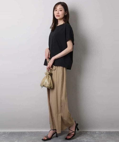 MK MICHEL KLEIN / エムケーミッシェルクラン シャツ・ブラウス | ボートネックブラウス/撥水/UVカット/接触冷感/洗える | 詳細4