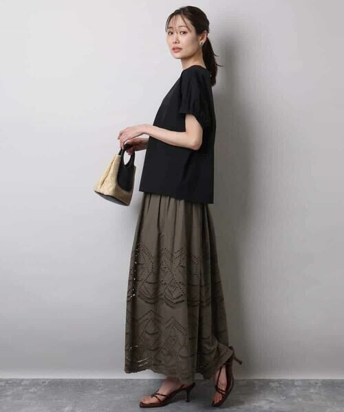 MK MICHEL KLEIN / エムケーミッシェルクラン シャツ・ブラウス | ボートネックブラウス/撥水/UVカット/接触冷感/洗える | 詳細7