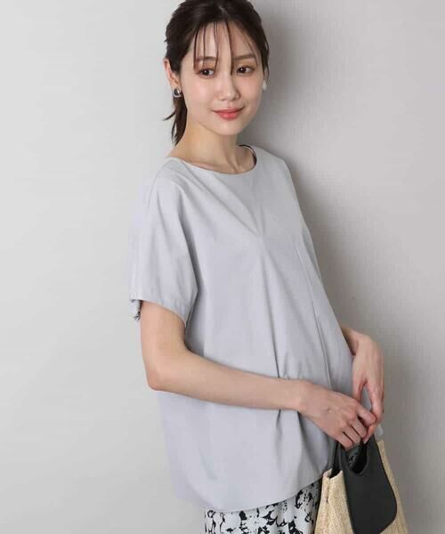 MK MICHEL KLEIN / エムケーミッシェルクラン シャツ・ブラウス | ボートネックブラウス/撥水/UVカット/接触冷感/洗える | 詳細9