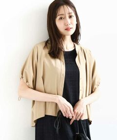 MK MICHEL KLEIN / エムケーミッシェルクラン シャツ・ブラウス | スキッパーデザインブラウス/UVカット/接触冷感/洗える