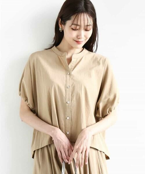 MK MICHEL KLEIN / エムケーミッシェルクラン シャツ・ブラウス | スキッパーデザインブラウス/UVカット/接触冷感/洗える | 詳細14