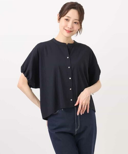 MK MICHEL KLEIN / エムケーミッシェルクラン シャツ・ブラウス | スキッパーデザインブラウス/UVカット/接触冷感/洗える | 詳細30