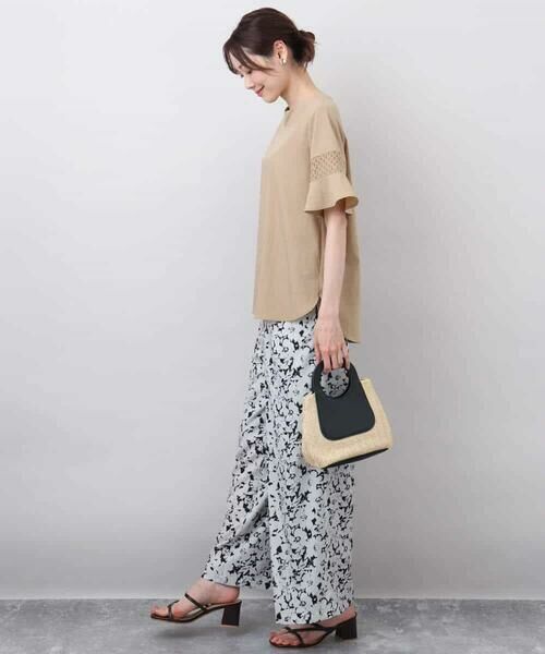 MK MICHEL KLEIN / エムケーミッシェルクラン カットソー | フレアースリーブブラウス/UVカット/接触冷感/洗える | 詳細14