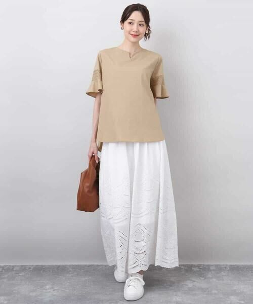 MK MICHEL KLEIN / エムケーミッシェルクラン カットソー | フレアースリーブブラウス/UVカット/接触冷感/洗える | 詳細18