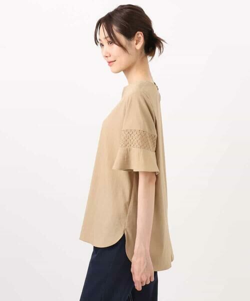 MK MICHEL KLEIN / エムケーミッシェルクラン カットソー | フレアースリーブブラウス/UVカット/接触冷感/洗える | 詳細21