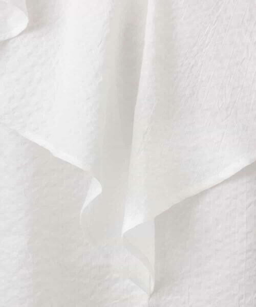 MK MICHEL KLEIN / エムケーミッシェルクラン シャツ・ブラウス | ラッフルカラーフリルブラウス/洗える | 詳細23