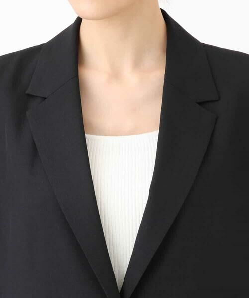 MK MICHEL KLEIN / エムケーミッシェルクラン テーラードジャケット | ドライタッチハーフスリーブジャケット/洗える | 詳細19