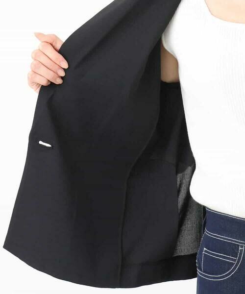 MK MICHEL KLEIN / エムケーミッシェルクラン テーラードジャケット | ドライタッチハーフスリーブジャケット/洗える | 詳細24