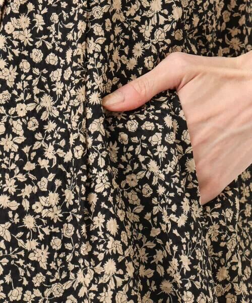 MK MICHEL KLEIN / エムケーミッシェルクラン ロング・マキシ丈ワンピース | キーネックコットンワンピース/洗える | 詳細12