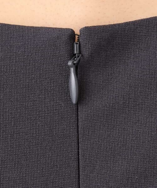 MK MICHEL KLEIN / エムケーミッシェルクラン ロング・マキシ丈ワンピース | サイドベルトデザイン ウエストタックストレッチワンピース/洗える | 詳細16