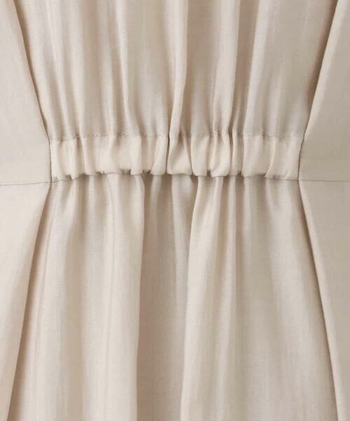 MK MICHEL KLEIN / エムケーミッシェルクラン ロング・マキシ丈ワンピース | ベルト付きフレンチスリーブワンピース/洗える | 詳細20