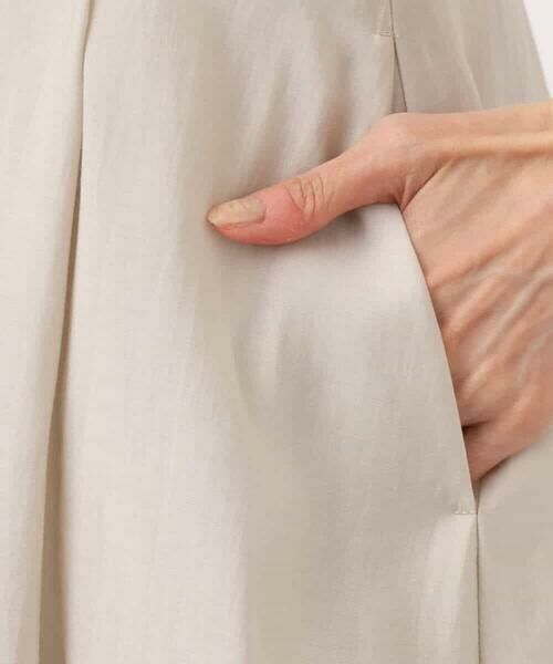 MK MICHEL KLEIN / エムケーミッシェルクラン ロング・マキシ丈ワンピース | ベルト付きフレンチスリーブワンピース/洗える | 詳細22