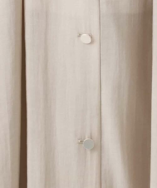 MK MICHEL KLEIN / エムケーミッシェルクラン ロング・マキシ丈ワンピース | ベルト付きフレンチスリーブワンピース/洗える | 詳細24