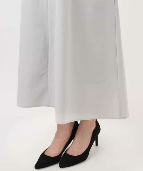 MK MICHEL KLEIN / エムケーミッシェルクラン ロング・マキシ丈ワンピース | スクエアネックタフタワンピース/撥水/UVカット/接触冷感/洗える | 詳細16