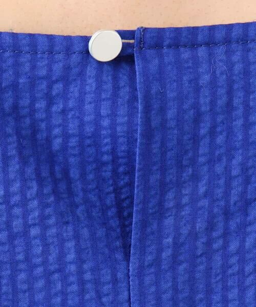 MK MICHEL KLEIN / エムケーミッシェルクラン ロング・マキシ丈ワンピース | Vネックフレンチスリーブワンピース/洗える | 詳細12